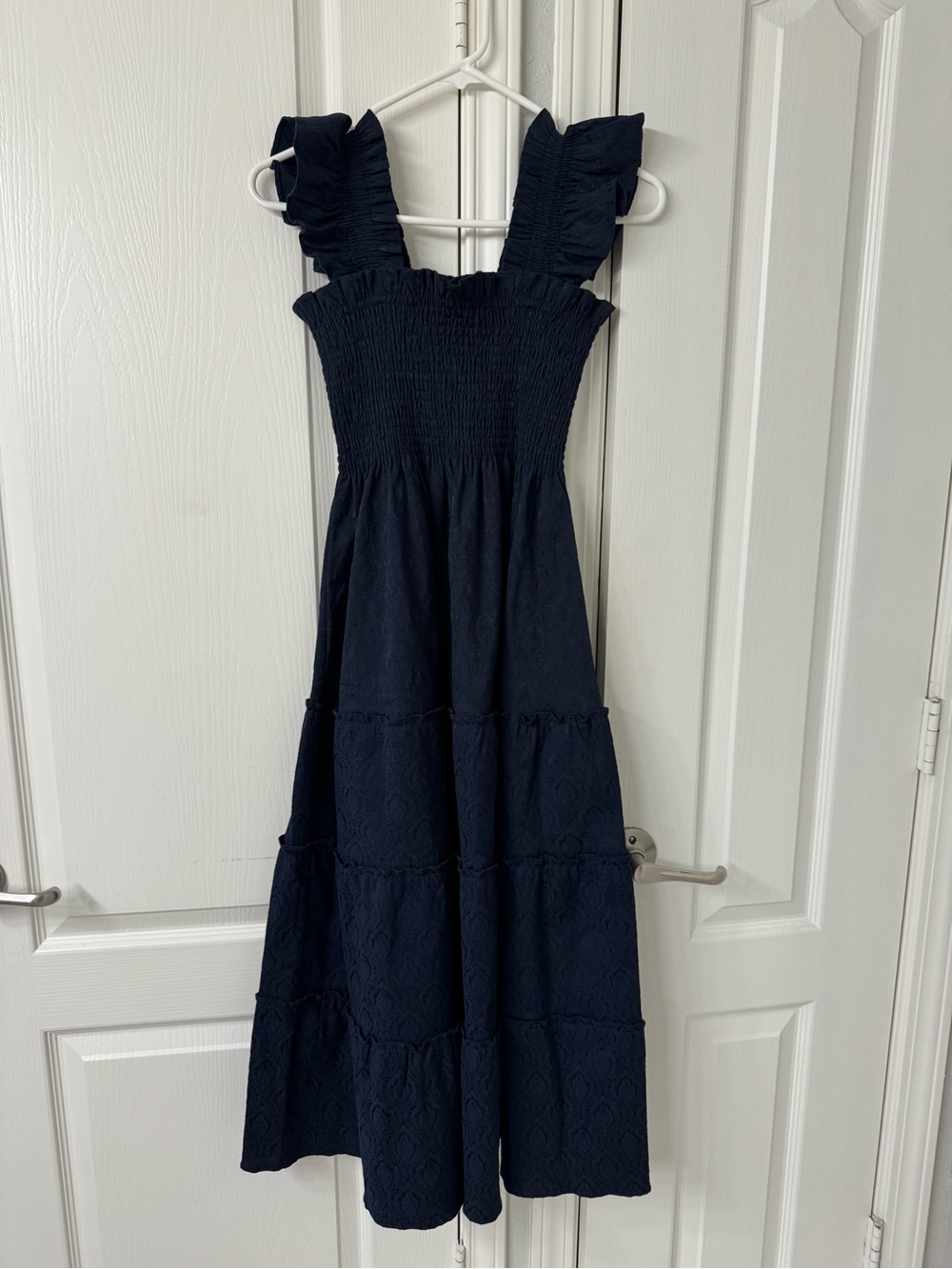 Hill House Ellie Nap Dress – Navy Brocade